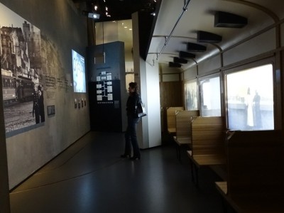 Muzeum POLIN - w tramwaju
