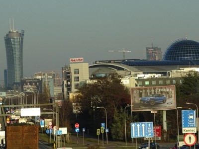 Warszawa dzień 1 -  wjazd